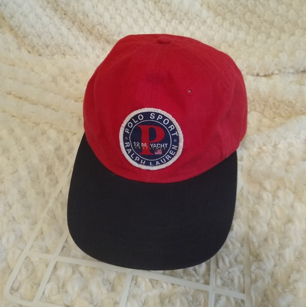 Vtg 90s Polo Sport Ralph Lauren 12M Yacht Club Hat